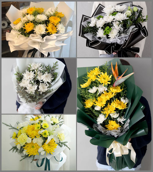 重庆涪陵区马鞍街道白事花束代送